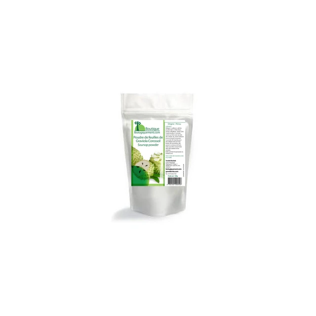 Poudre de feuilles de Graviola Corossol